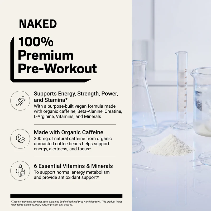 Fruit Punch Pre Workout Supplement | Naked Energy - 30 Servings