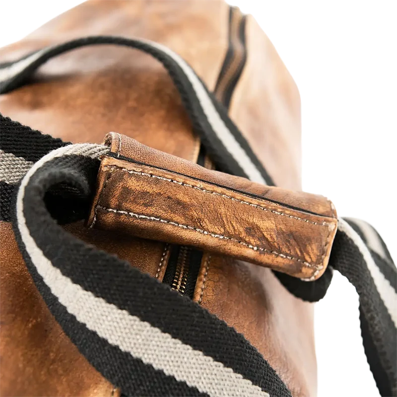 Weekender Tasche aus echtem Rindsleder | inkl. Innentasche + Einschubtasche außen | ca. 42 x 20 x 35 cm