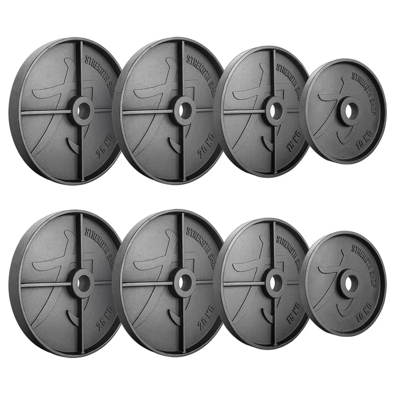 Deep Dish Cast Iron Plates, 1.25kg-25kg & Sets