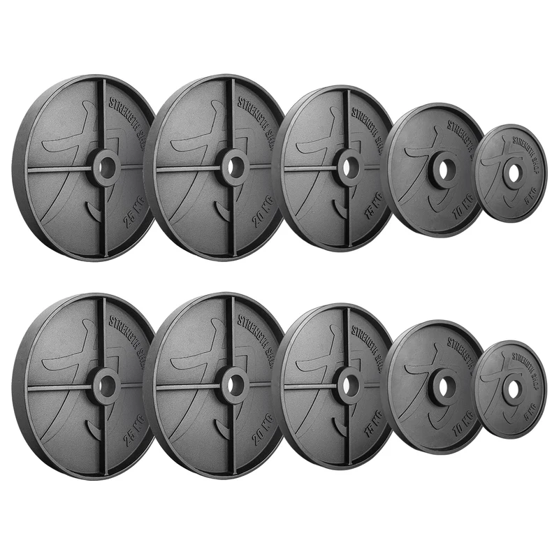 Deep Dish Cast Iron Plates, 1.25kg-25kg & Sets