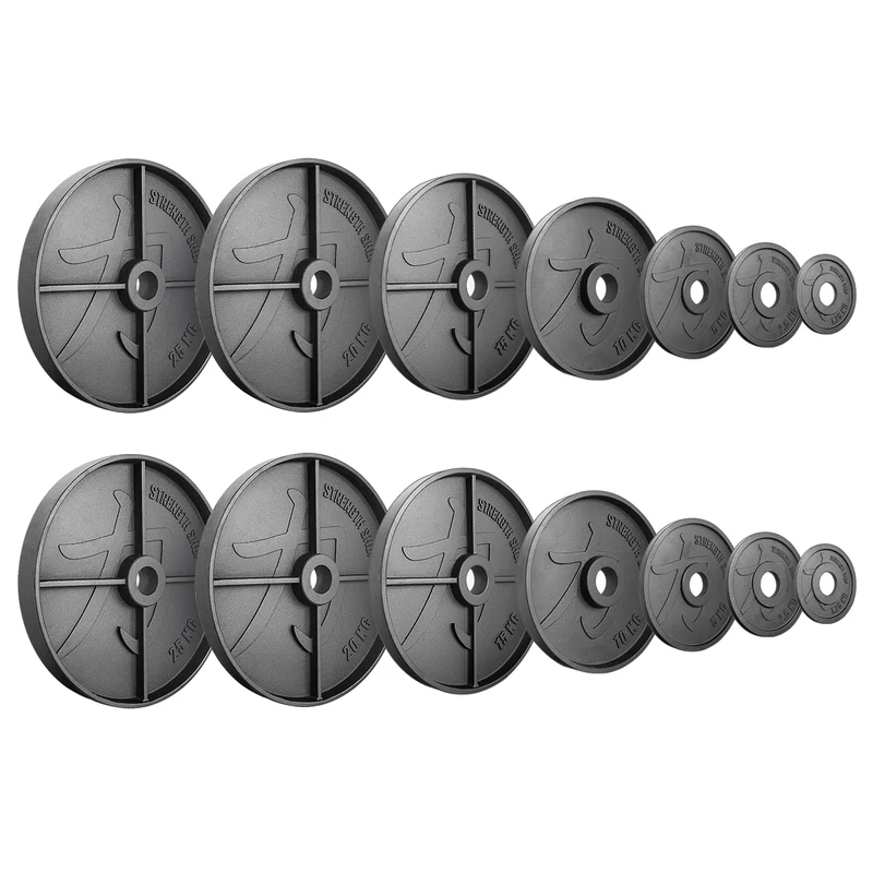 Deep Dish Cast Iron Plates, 1.25kg-25kg & Sets