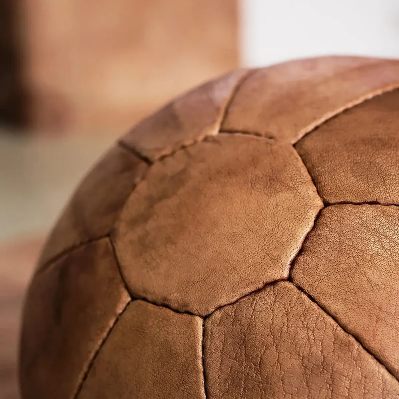 Vintage Medizinball aus echtem Leder | 1 - 5 kg