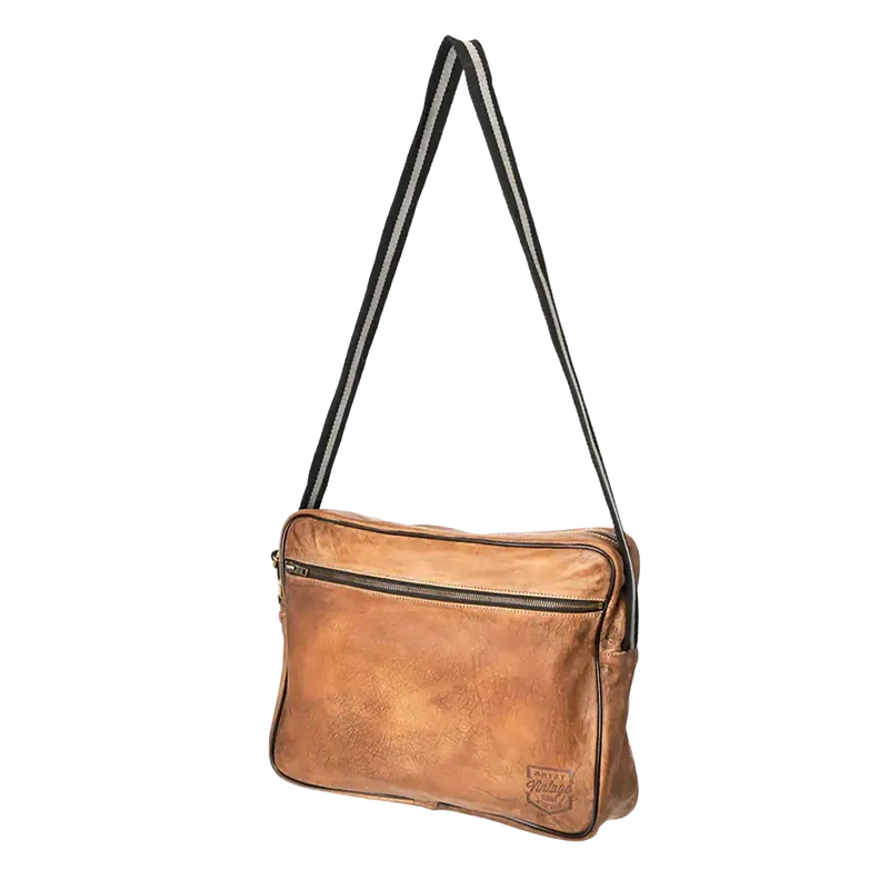 Laptoptasche aus echtem Rindsleder | inkl. Außentasche | bis zu 15,6" Bildschirmdiagonale | ca. 37 x 8 x 28 cm
