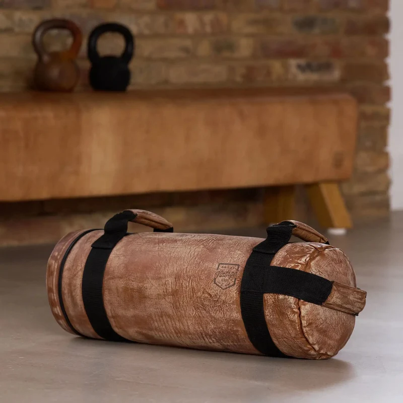 Fitness Bag Gewichtssack aus echtem Rindsleder | 5 - 20 kg