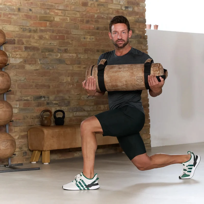 Fitness Bag Gewichtssack aus echtem Rindsleder | 5 - 20 kg