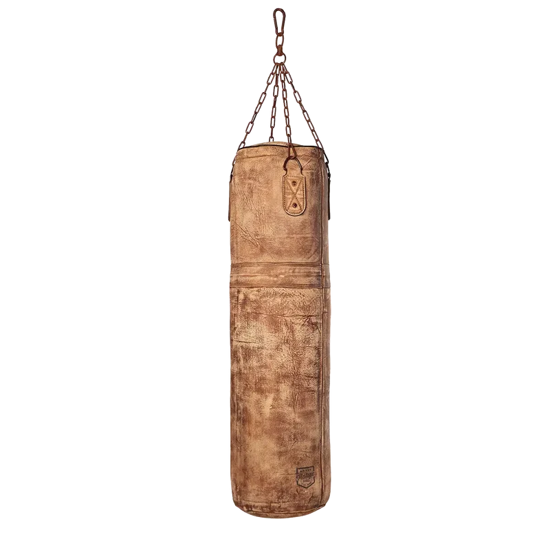 Boxsack aus echtem Rindsleder | ca. 30 kg, inkl. Kette + Karabiner