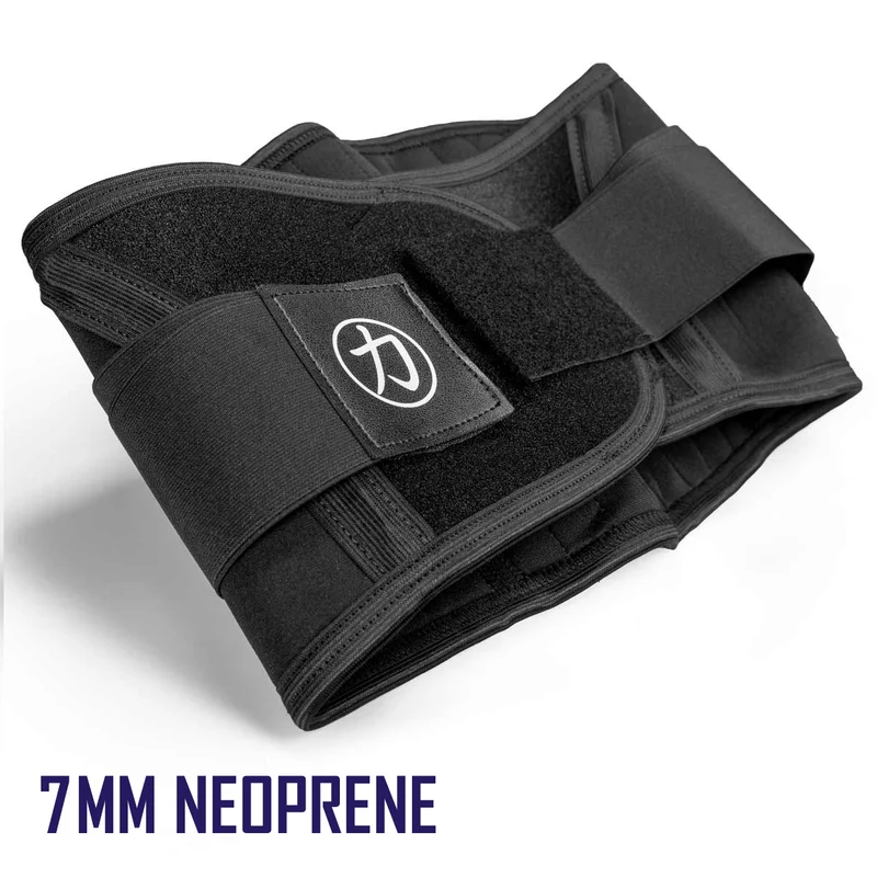 Neoprene Back Support, 7mm - Black