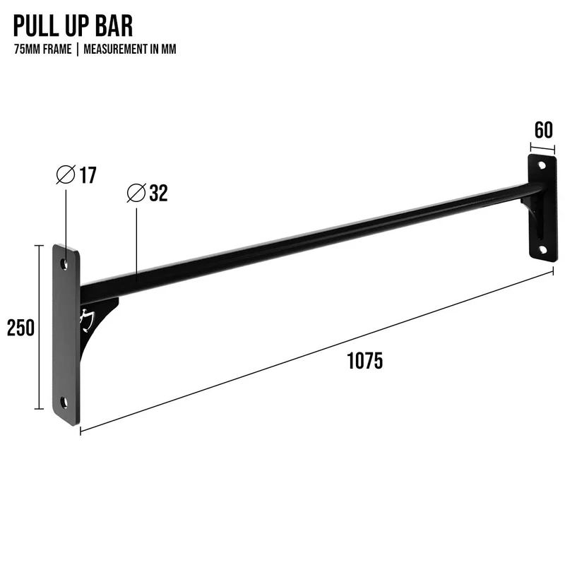 Riot MRR 75 | Straight Pull Up Bar