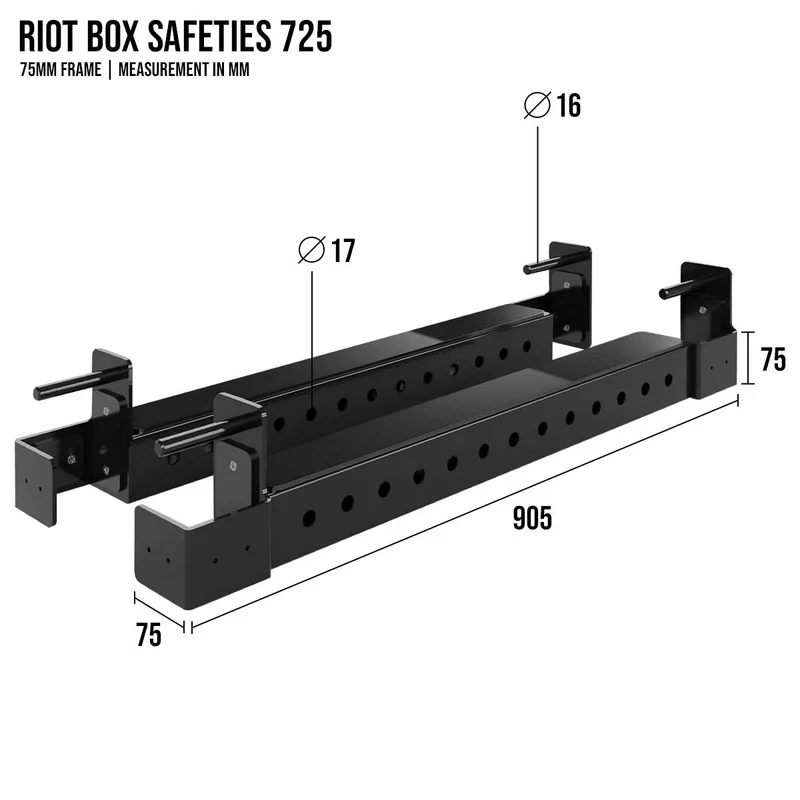Riot MRR 75 | Box Safeties – 725, Pair