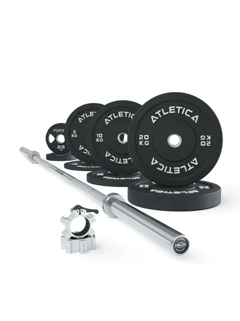 Langhantel Set | Delta HighRep | 75kg Bumper Plates