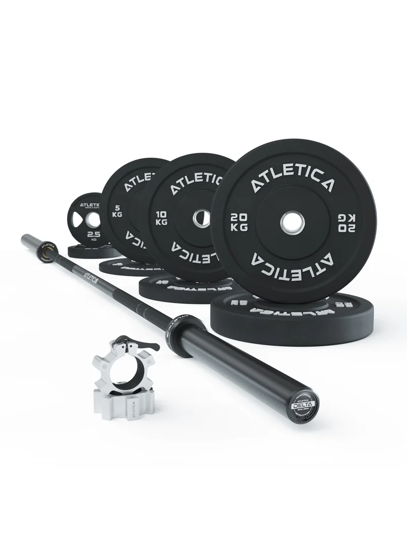 Langhantel Set | Delta HighRep | 75kg Bumper Plates