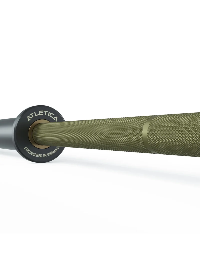 Langhantel Set | Beta Powerlifting | 190kg Color Bumper | Military Green