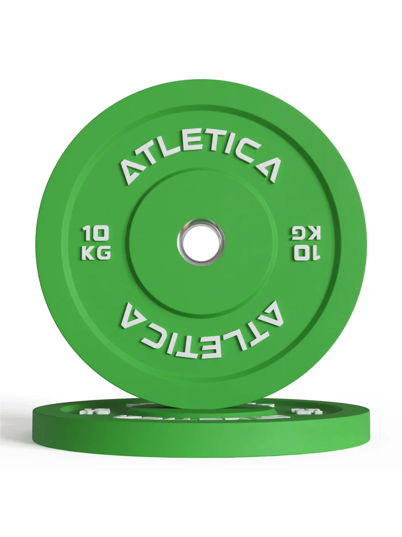 Langhantel Set | Beta Powerlifting | 190kg Color Bumper | Military Green