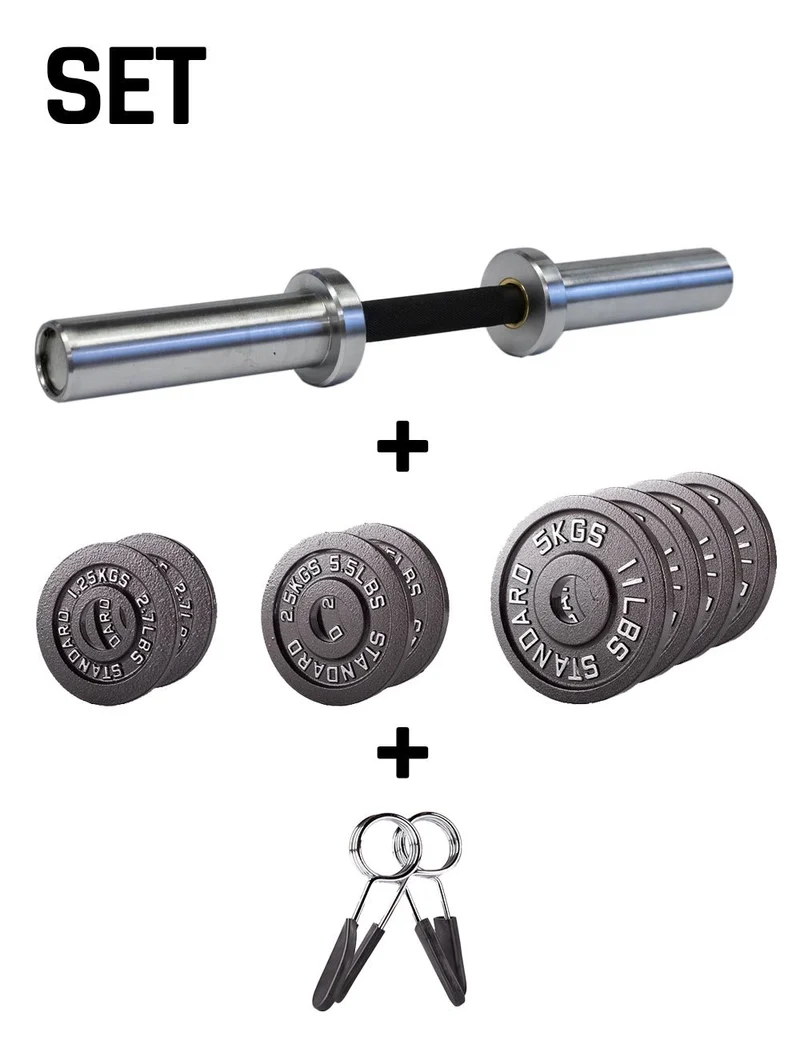 Beladbare Olympia Kurzhantel SET – Loadable Dumbbell SET
