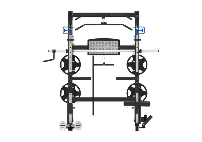 TZ-FITNESS® MONSTER FULL-FUNCTIONAL - TZ-Q1001B Multi Funktional Smith Maschine - PIN Load & Plate Load