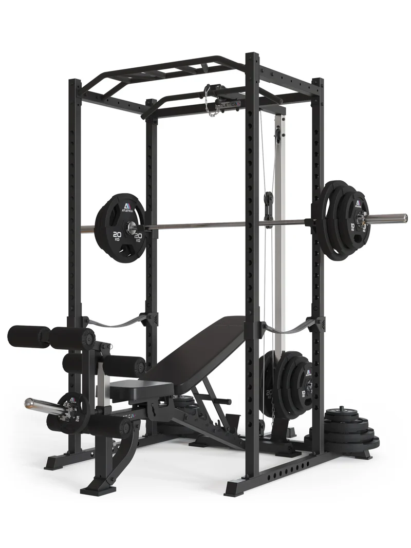 R5 Vega SET | Power Rack | 100kg Gripper Plates |Sigma Langhantel | B2 Legmaster | 195cm