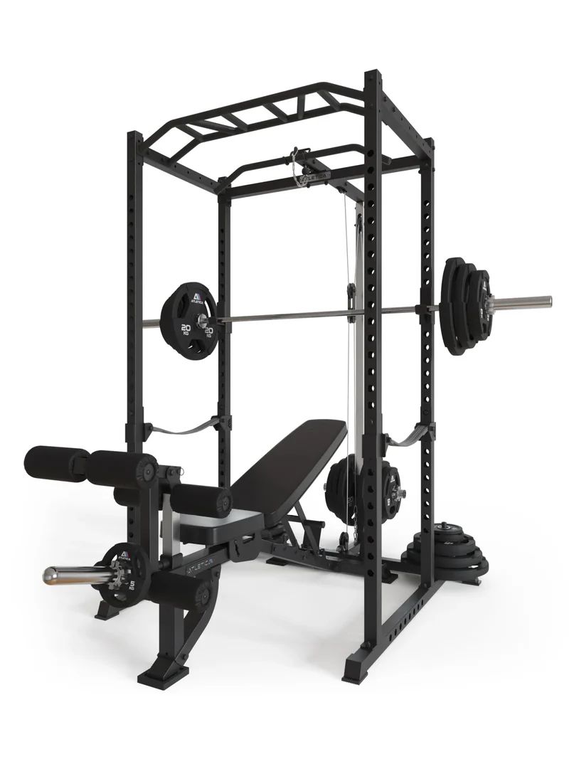 R5 Vega SET | Power Rack | 100kg Gripper Plates |Sigma Langhantel | B2 Legmaster | 195cm