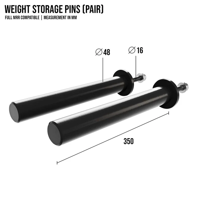 Long Weight Storage Pins, Pair | MRR Compatible