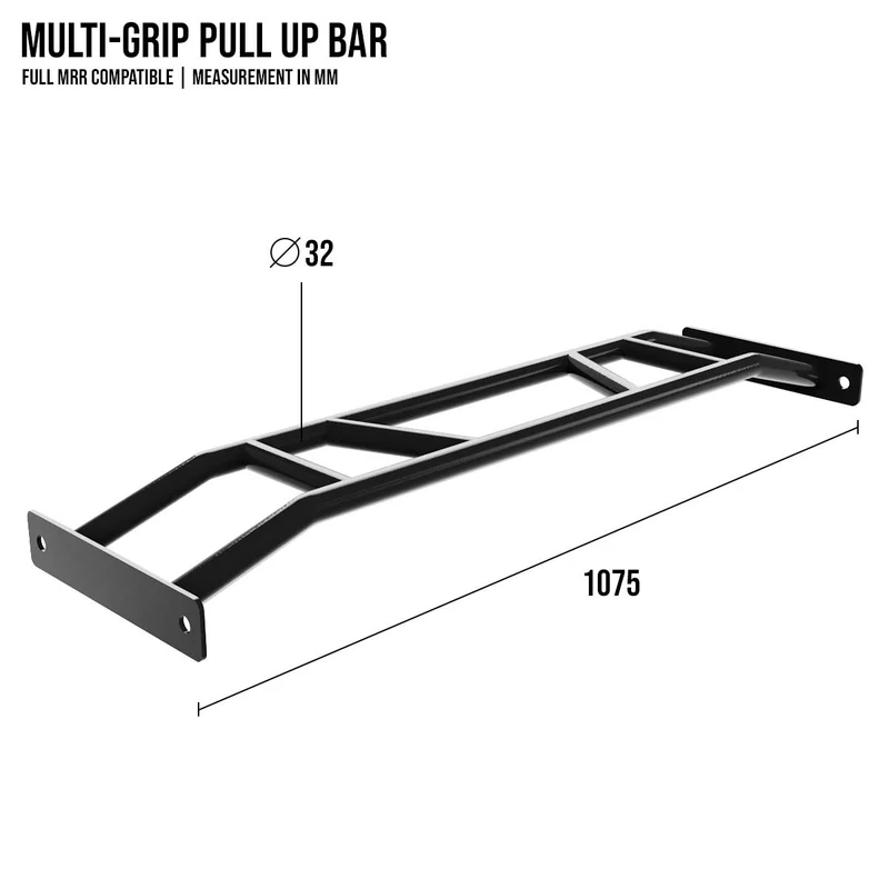 Multi-Grip Pull Up Bar | MRR Compatible