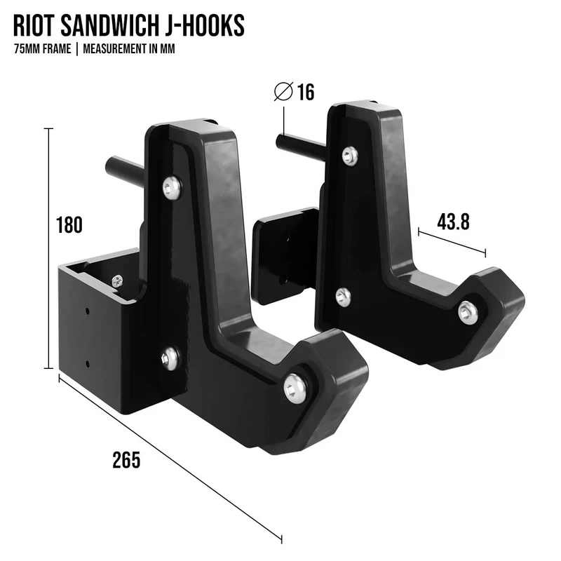 Riot MRR 75 | Sandwich J-Hooks