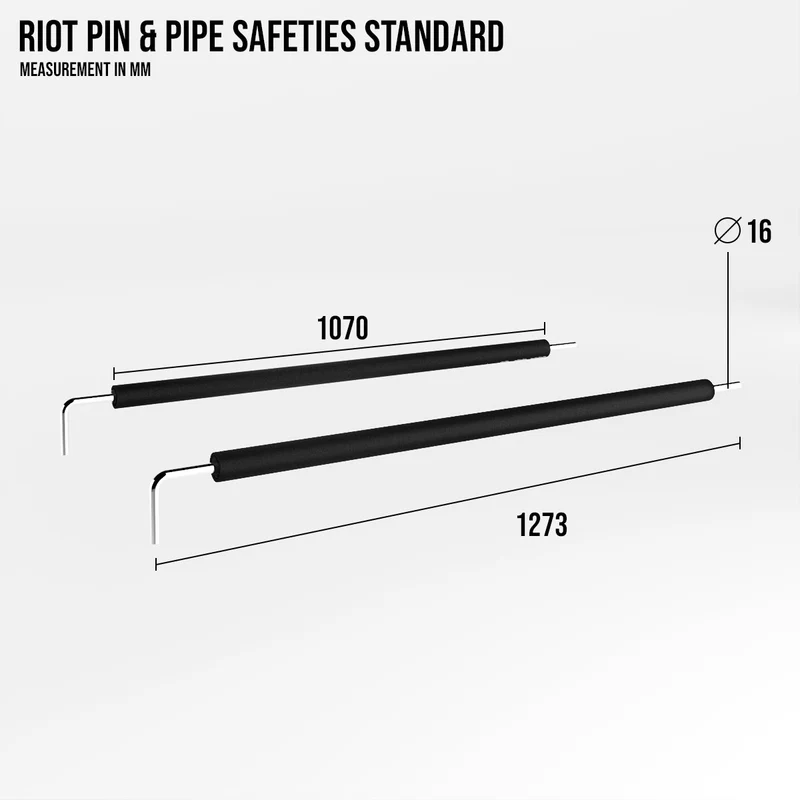 Riot MRR 75 | Pin & Pipe Safeties – 1075, Pair