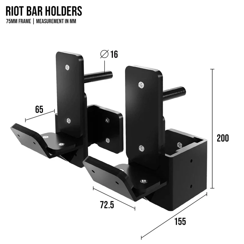 Riot MRR 75 | Bar Holders, Pair