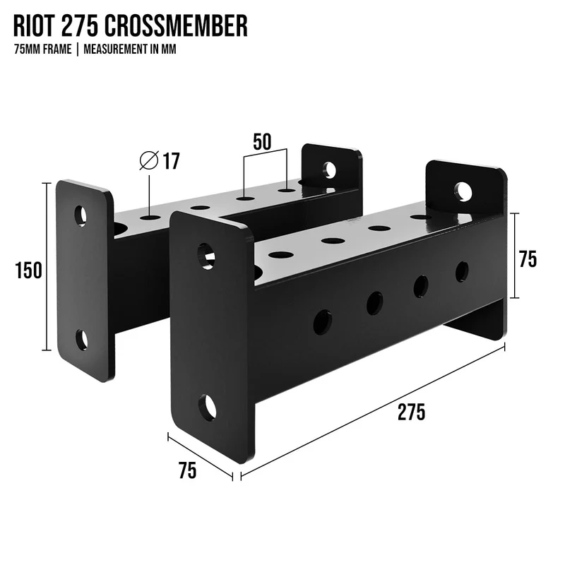 Riot MRR 75 | Crossmembers