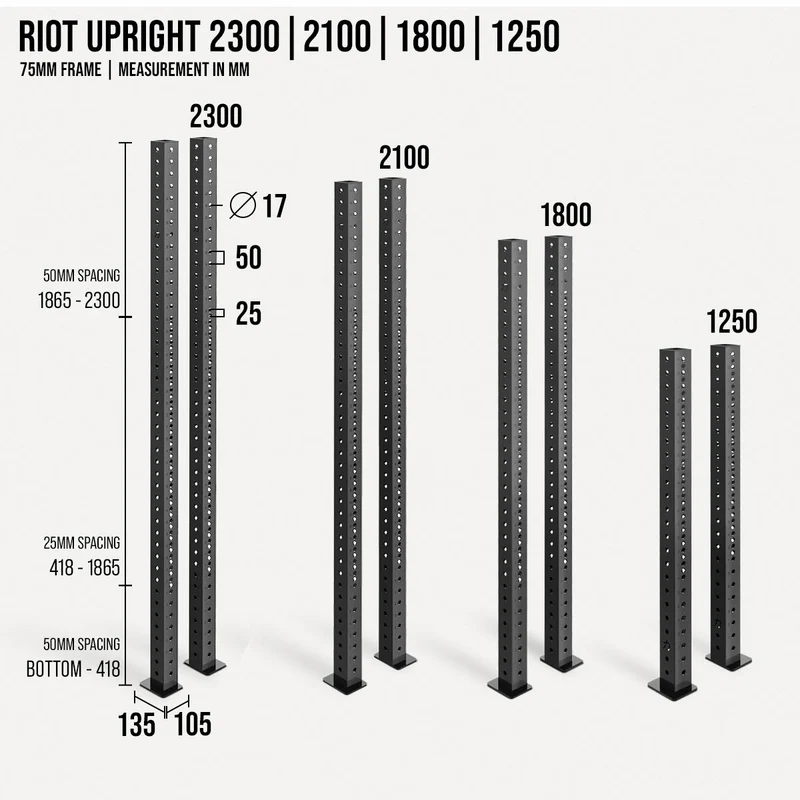 Riot MRR 75 | Uprights