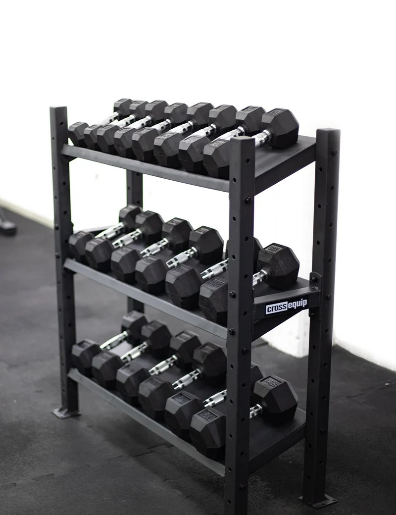 Short Storage 3`er Dumbbell Rack (Set)