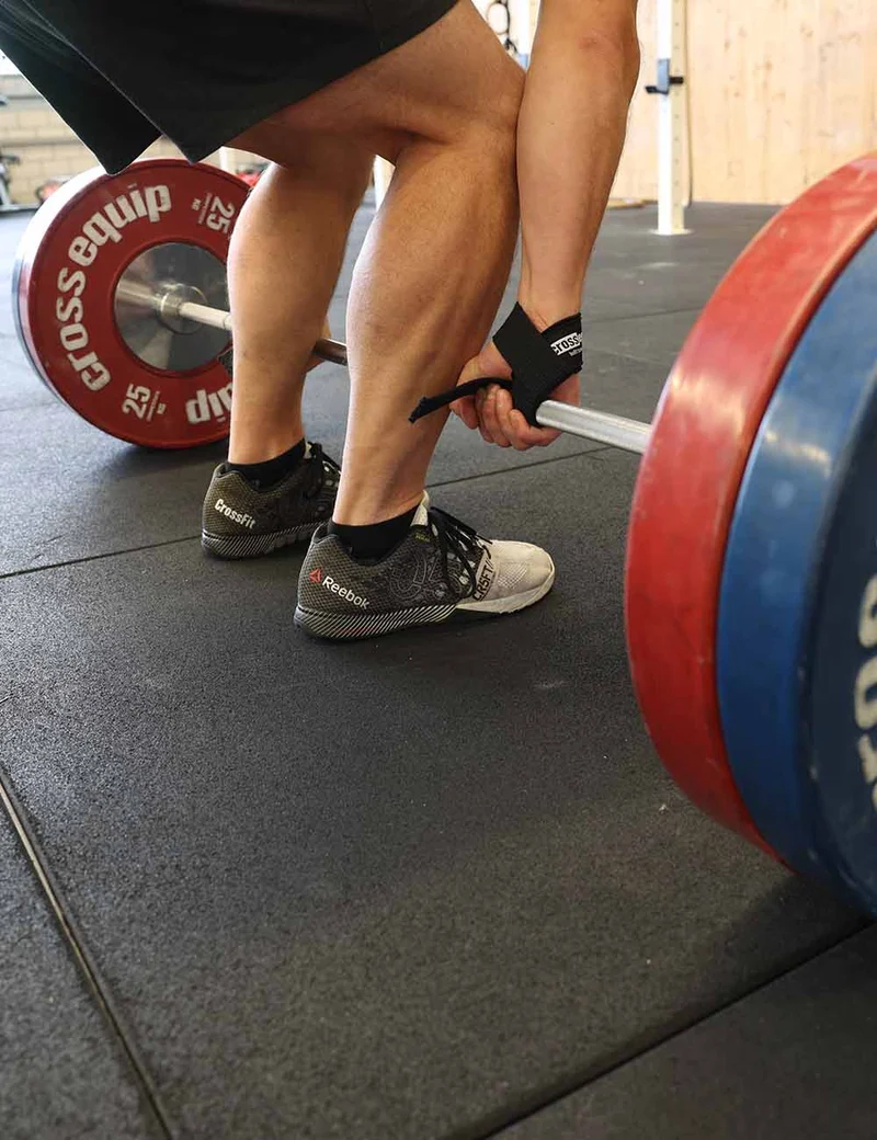 Weightlifting Straps aus Baumwolle (mit Polster)
