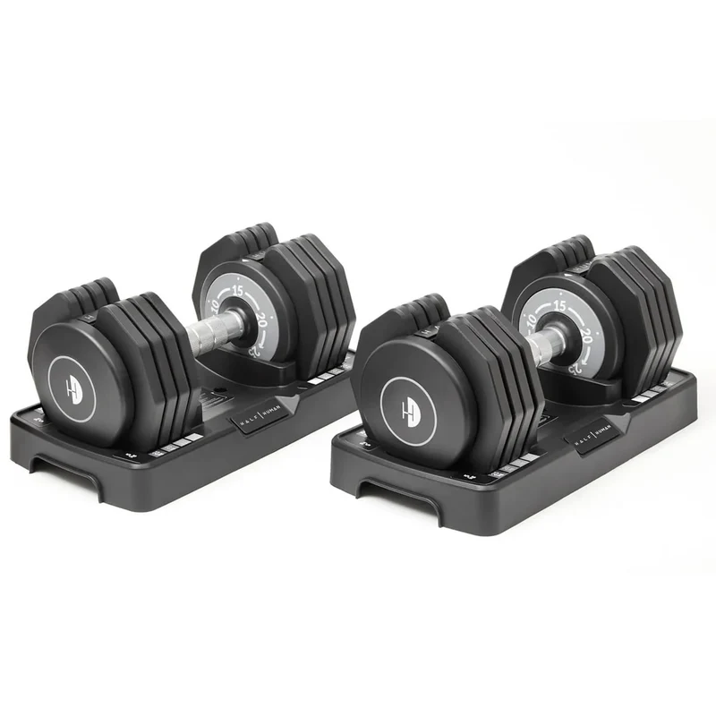 Half Human 2x 10kg verstellbare Hantel Set