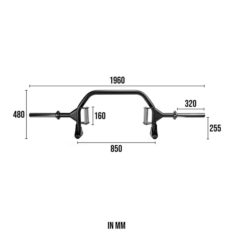 3-Sided Open Hex Trap Bar