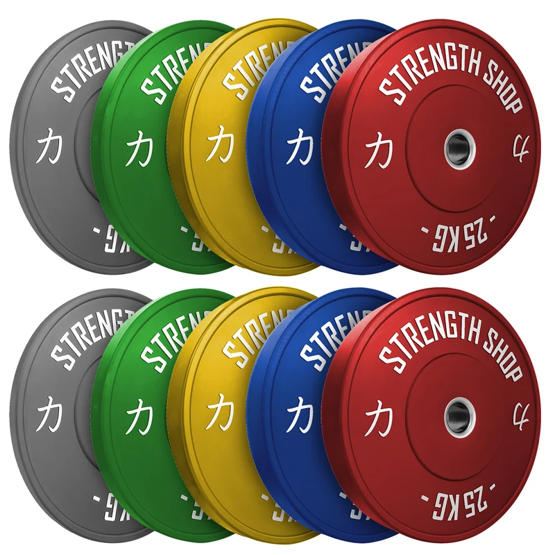 Riot Bumper Plates 2.0 – Coloured, 5kg-25kg or 150kg Set