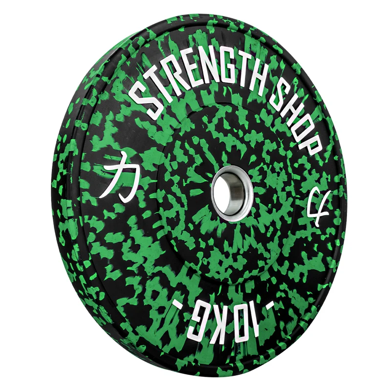 Fleck Rubber Bumper Plates – Colour Coded, 5kg-25kg or 150kg Set