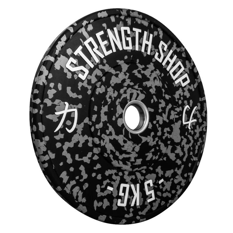 Fleck Rubber Bumper Plates – Colour Coded, 5kg-25kg or 150kg Set