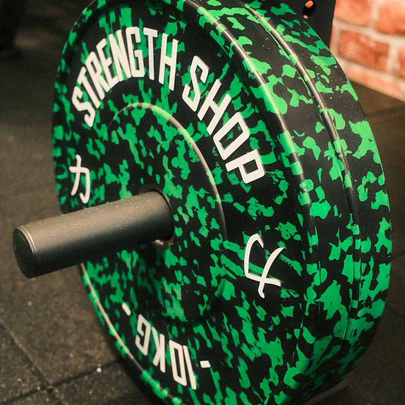 Fleck Rubber Bumper Plates – Colour Coded, 5kg-25kg or 150kg Set