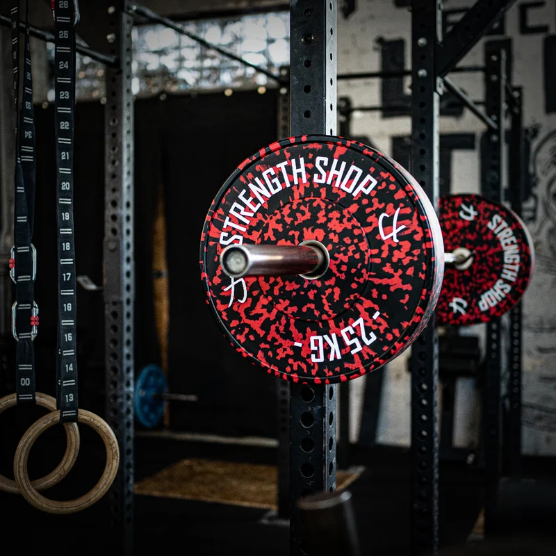 Fleck Rubber Bumper Plates – Colour Coded, 5kg-25kg or 150kg Set