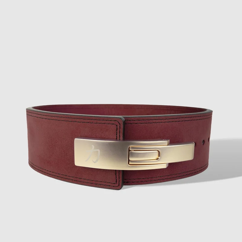 Wine-Red Lever Belt, 10mm - IPF Approved