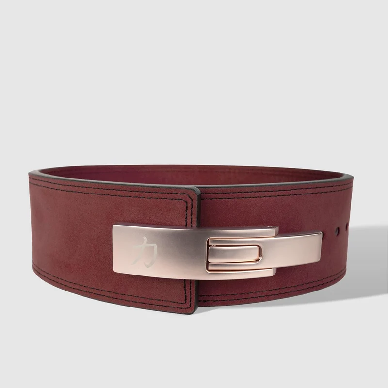 Wine-Red Lever Belt, 10mm - IPF Approved