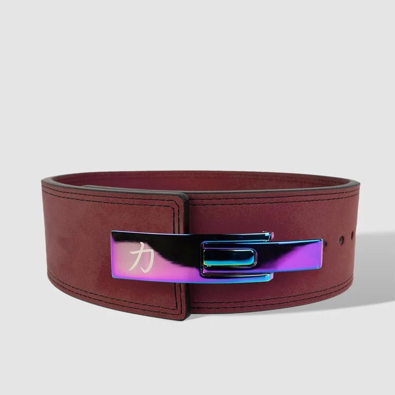Wine-Red Lever Belt, 10mm - IPF Approved