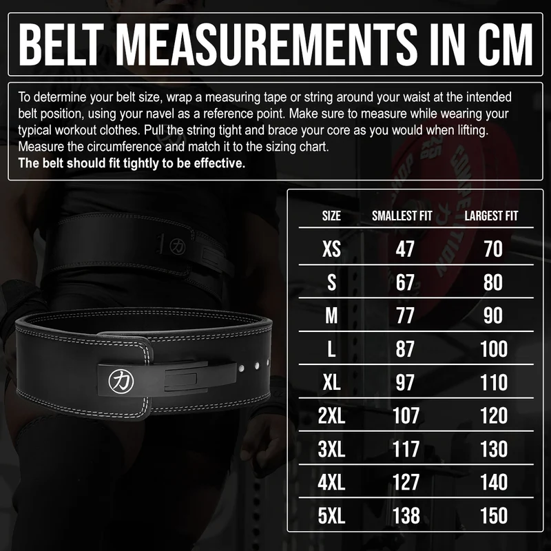 Dark Grey Lever Belt, 10mm - IPF Approved