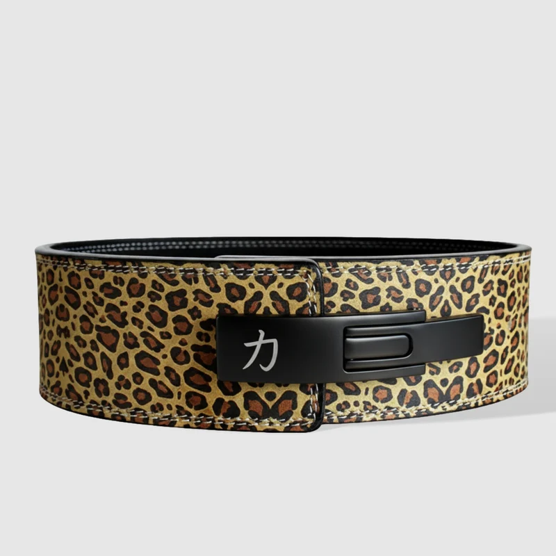 Leopard Print Lever Belt, 10mm - IPF Approved