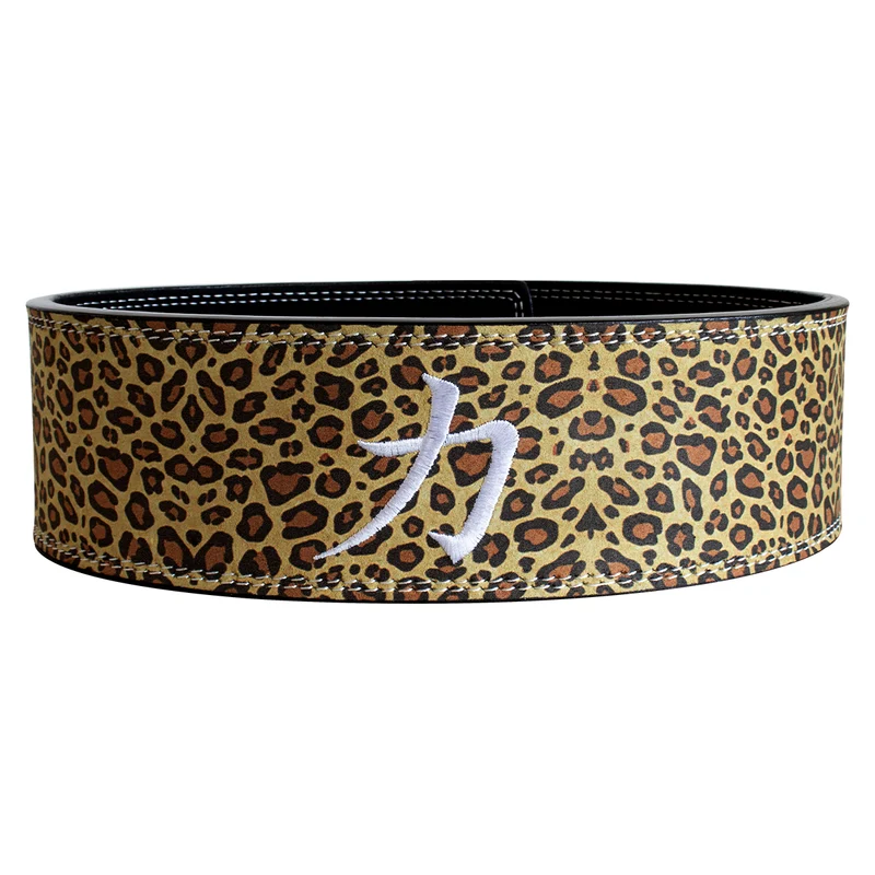 Leopard Print Lever Belt, 10mm - IPF Approved