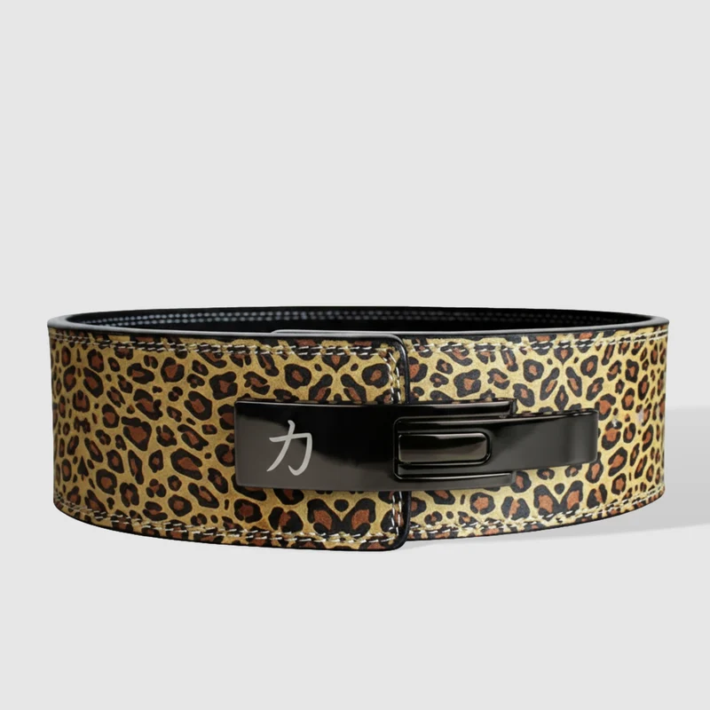 Leopard Print Lever Belt, 10mm - IPF Approved