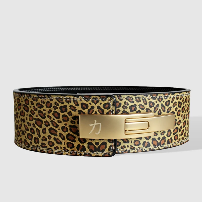 Leopard Print Lever Belt, 10mm - IPF Approved