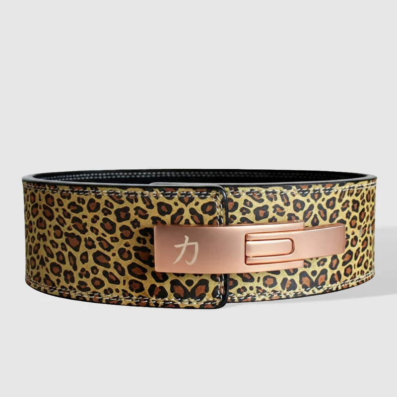 Leopard Print Lever Belt, 10mm - IPF Approved