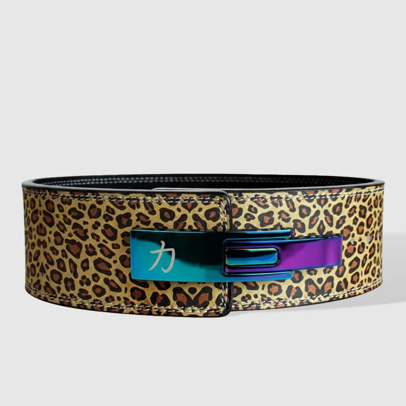 Leopard Print Lever Belt, 10mm - IPF Approved