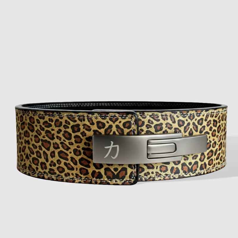 Leopard Print Lever Belt, 10mm - IPF Approved