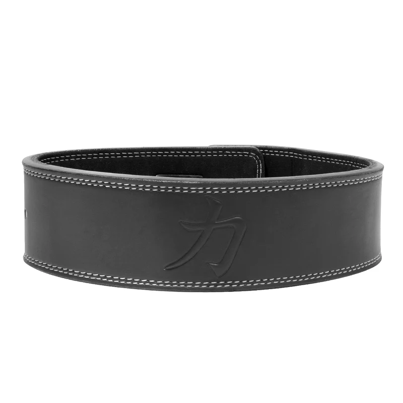 Embossed Black Lever Belt, 13mm - IPF Approved