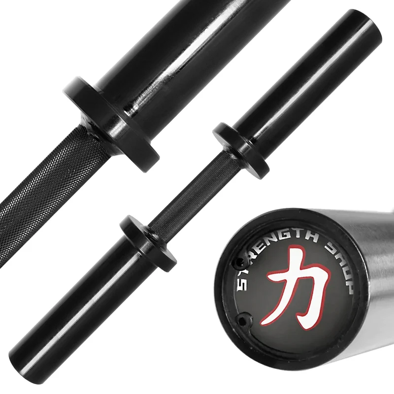 Olympic Dumbbell Handle with Fixed Sleeves